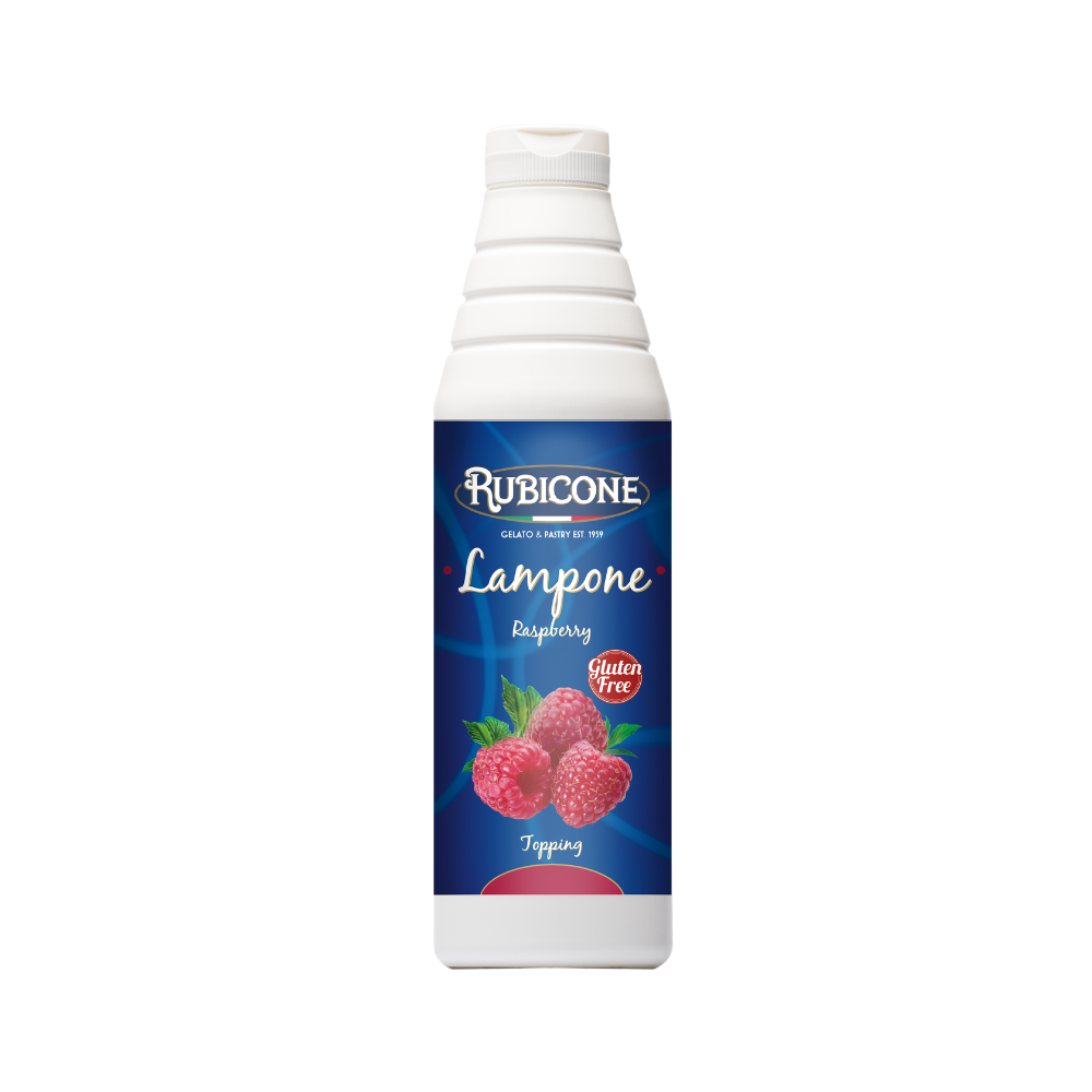 Raspberry Topping - 1 KG Squeeze Bottle - Rubicone Canada-0
