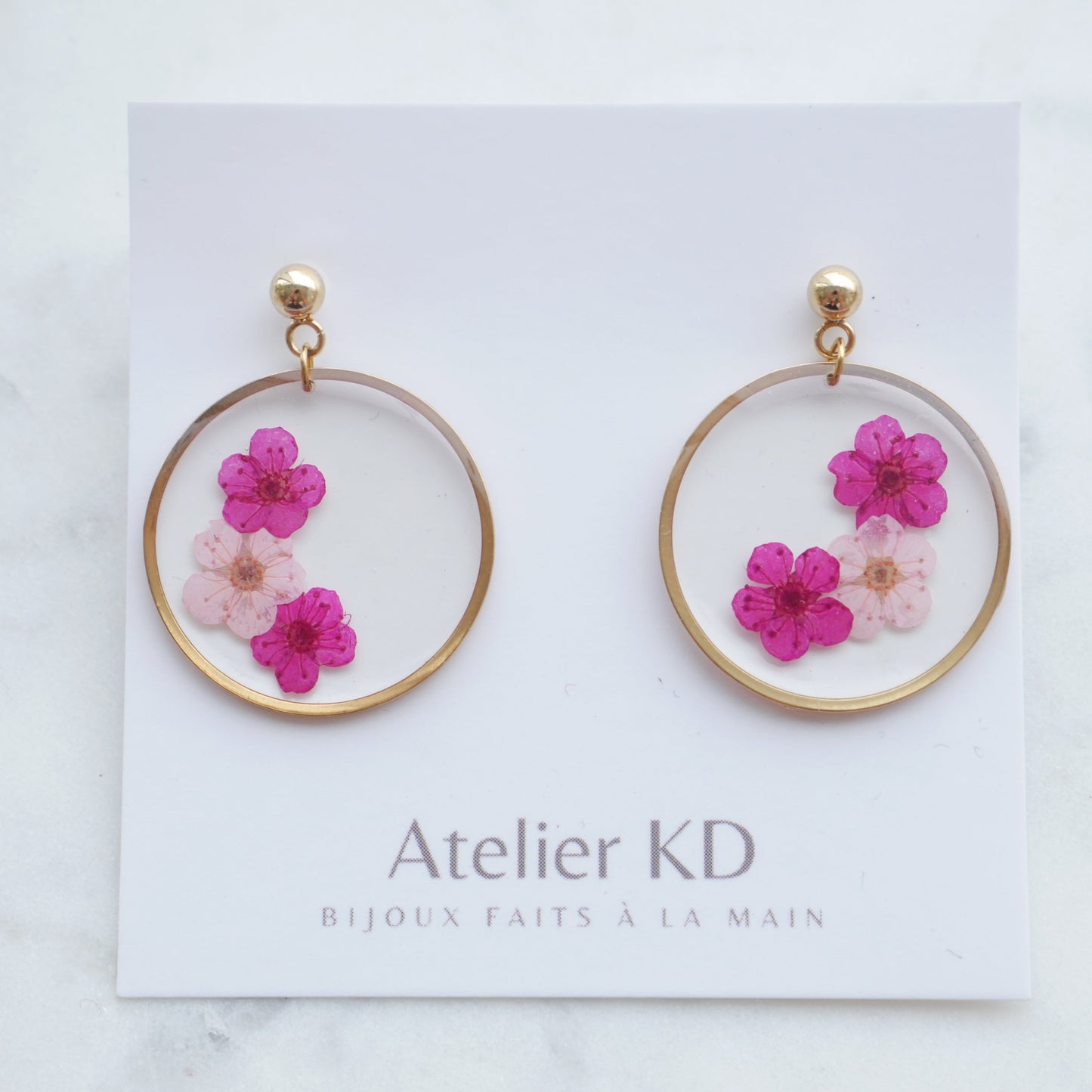 Edition Spéciale - Boucles d'oreilles duo Sofia - rond