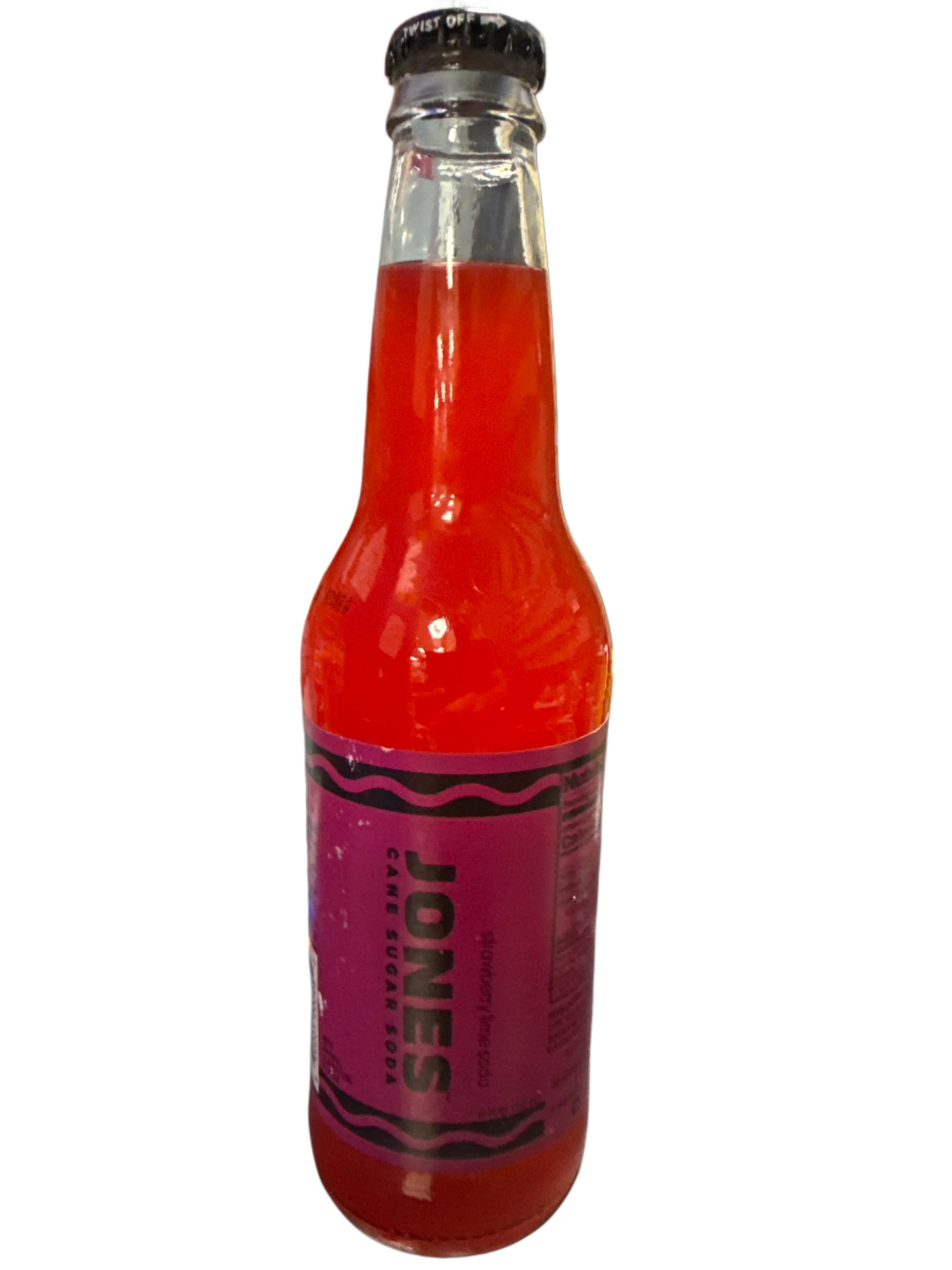 Jones Crayola Limited Edition Strawberry Lime Glass Bottle 355ML - U.S Edition