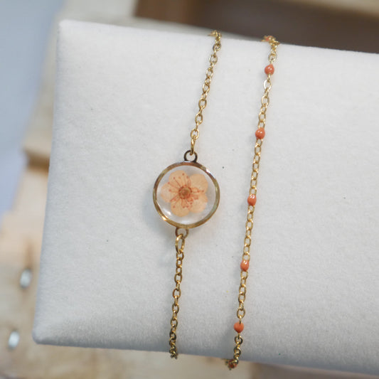 Bracelet Sofia double - orange