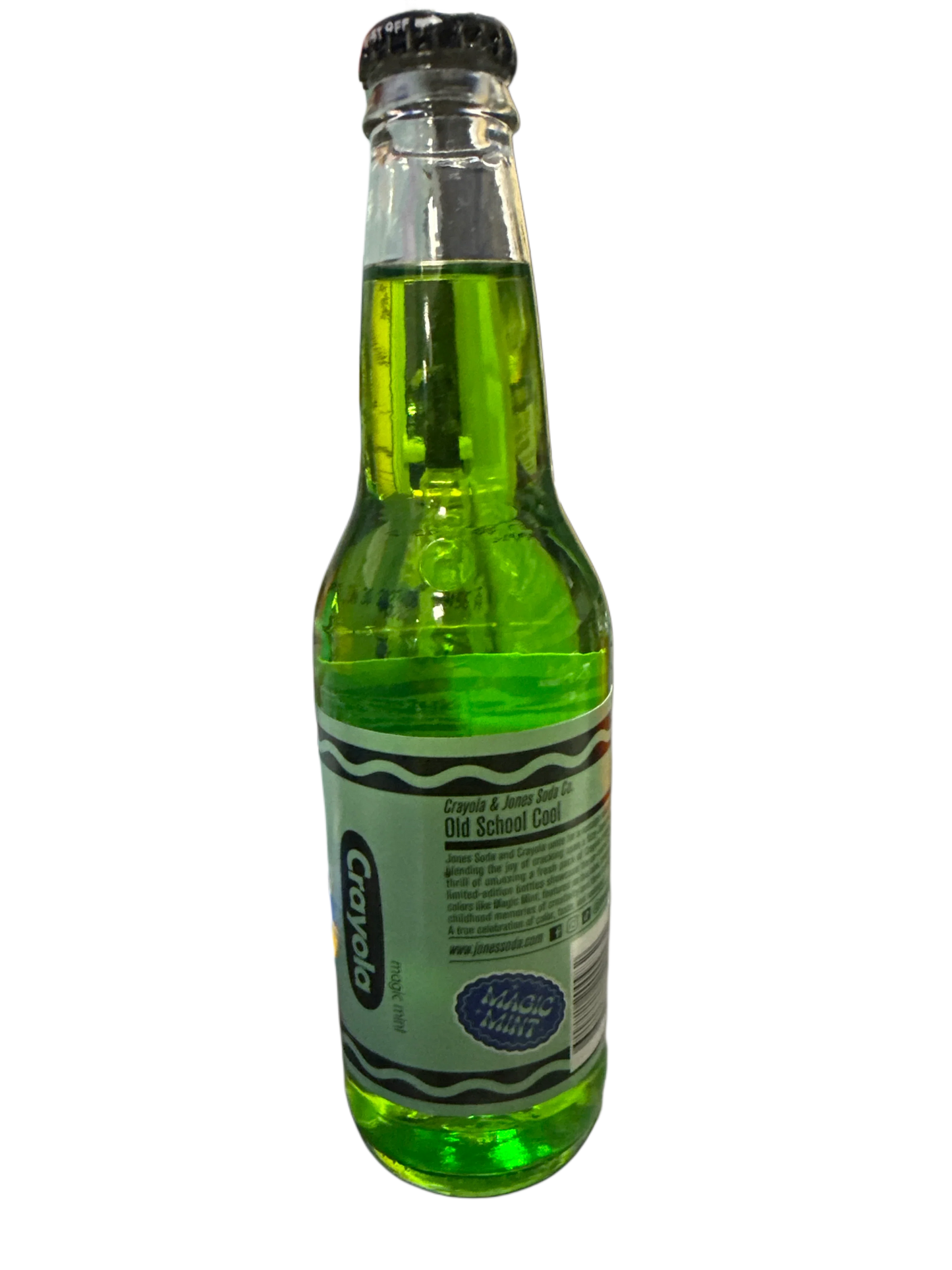 Jones Crayola Limited Edition Magic Mint Glass Bottle 355ML - U.S Edition