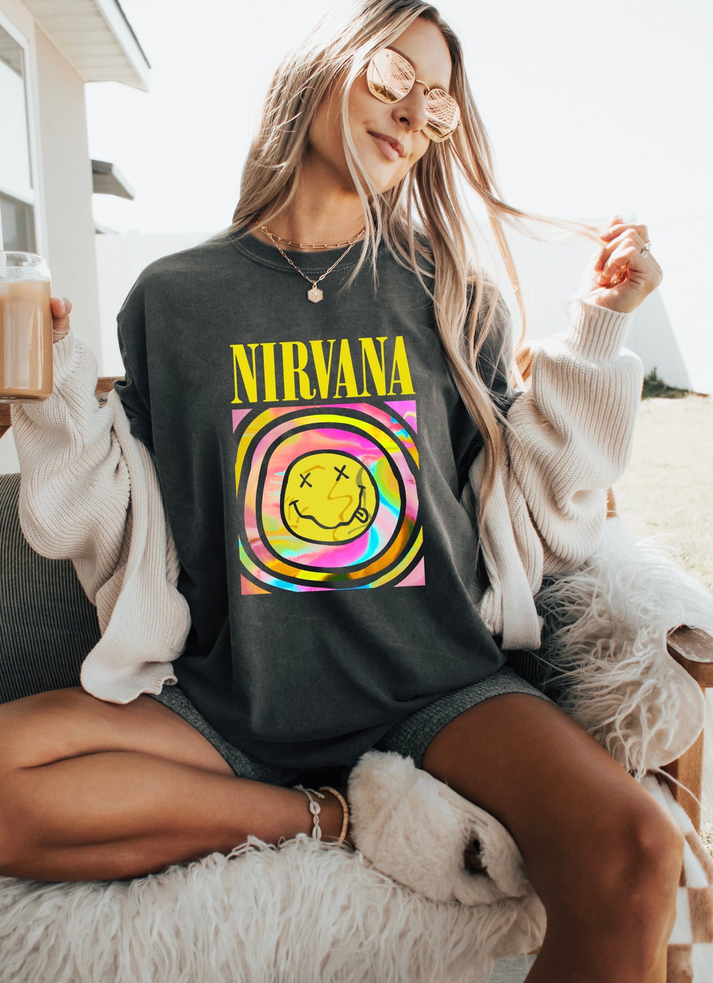 Nirvana (Pink) - Comfort Tee-1