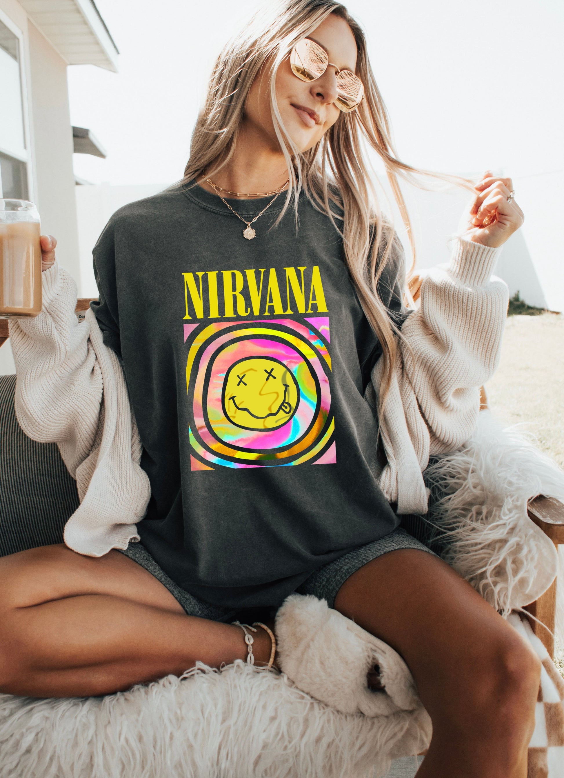 Nirvana (Pink) - Comfort Tee-1