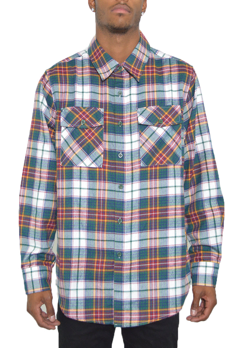 Brushed Flannel Shirt-8
