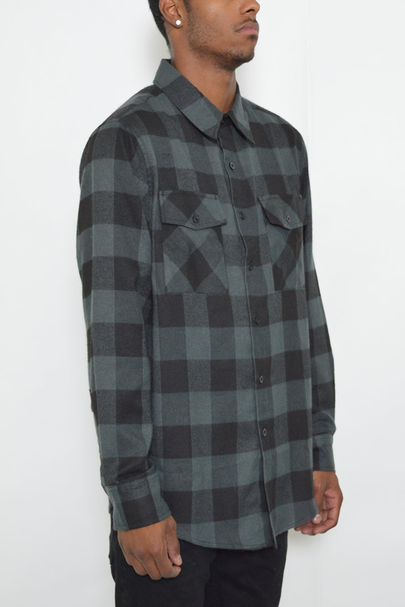 Brushed Flannel Shirt-5