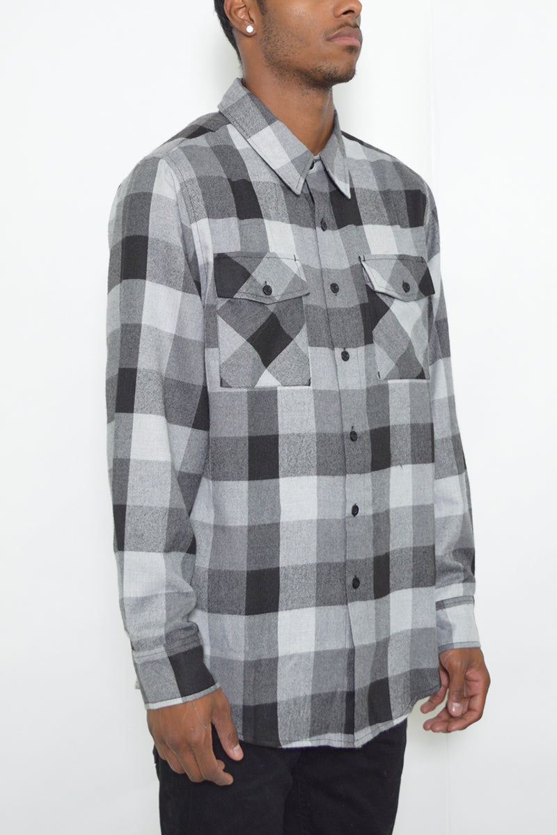 Brushed Flannel Shirt-4