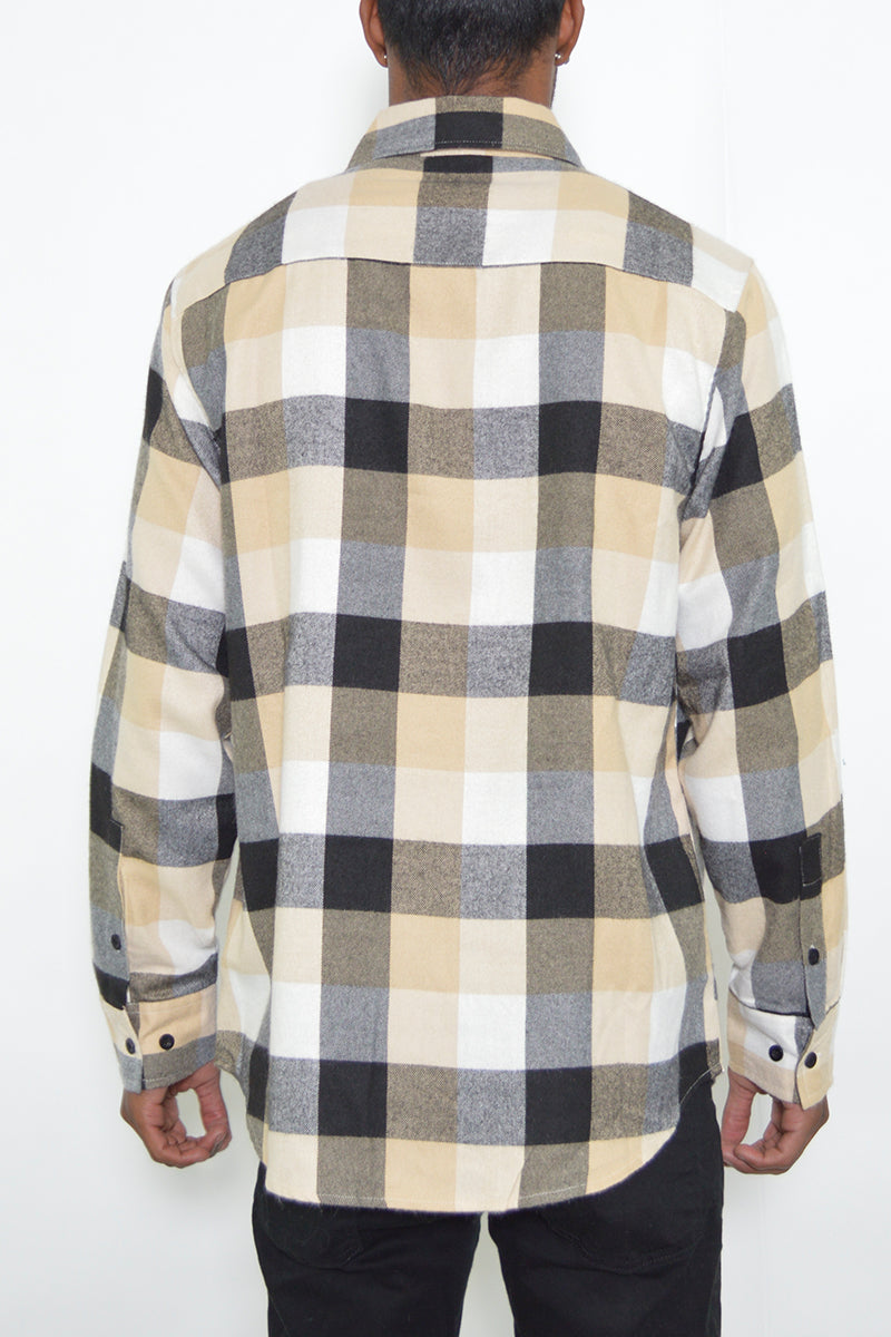 Brushed Flannel Shirt-3