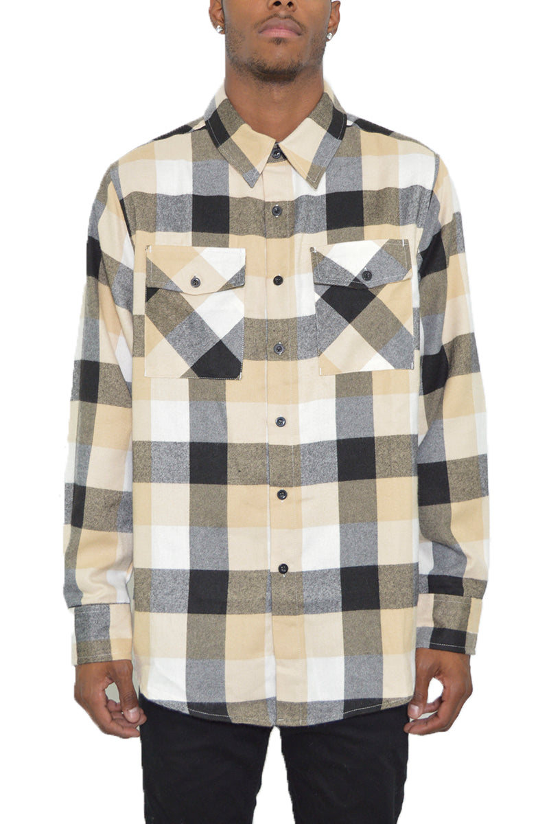 Brushed Flannel Shirt-0