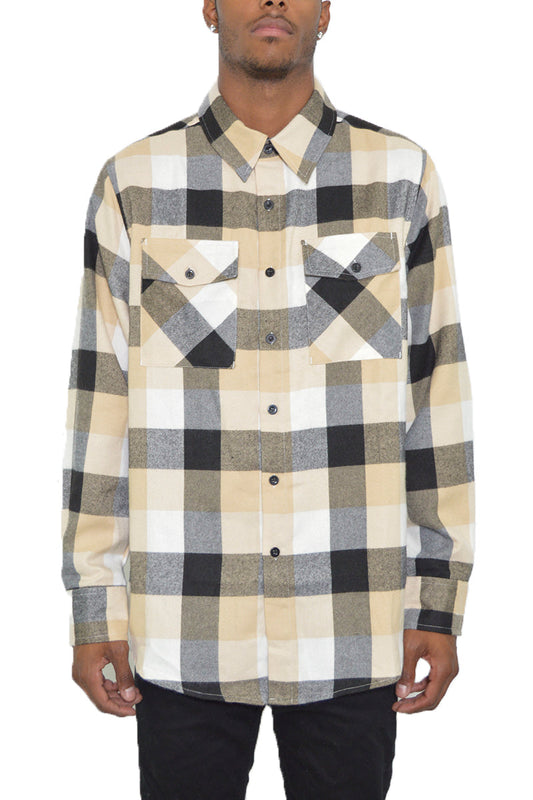 Brushed Flannel Shirt-0