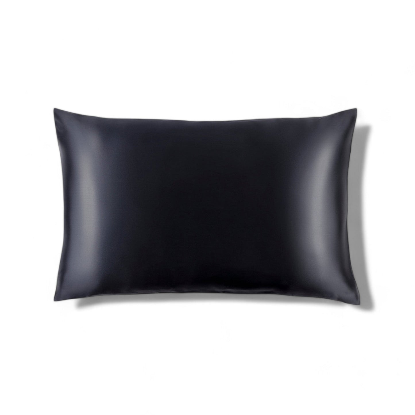 Queen Organic Silk Pillowcase - Black-1