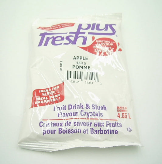 Fresh Plus Apple Drink Crystals - Drink and Slush Mix - Lynch - Case ( 12 x 450 grams)-0