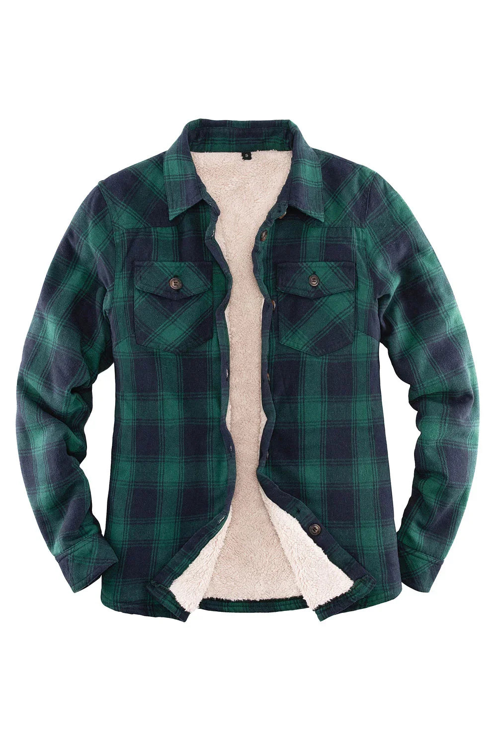Women's Sherpa Lined Flannel Shirt Jacket, Button Down-18