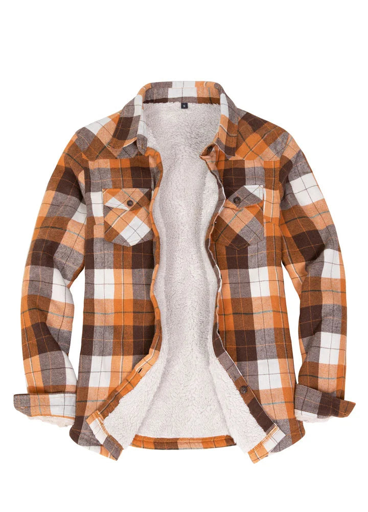 Women's Sherpa Lined Flannel Shirt Jacket, Button Down-20