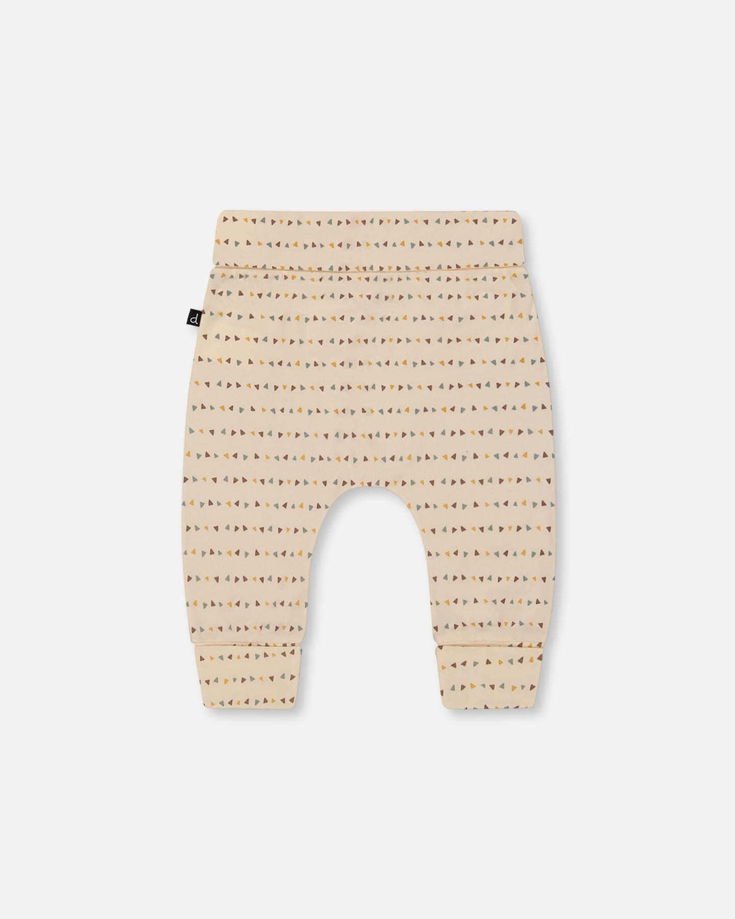 Printed Organic Cotton Evolutive Pant Off-White-1