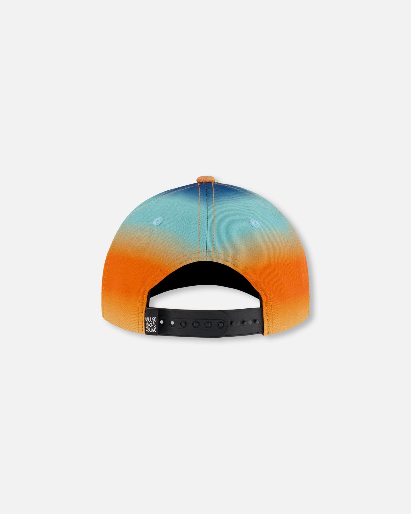 Printed Cap Navy Blue, Turquoise, And Orange-4