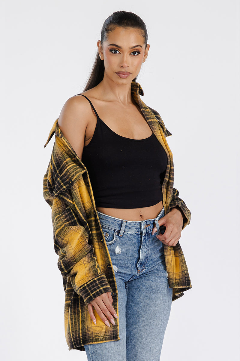 Boyfriend Oversized Soft Flannel Shacket-1