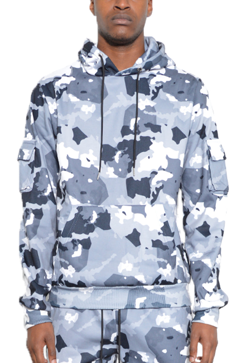 Camo Pullover Hoodie-0