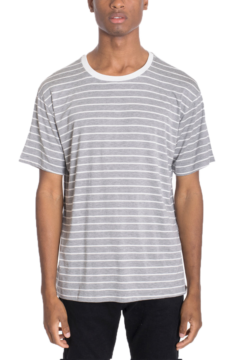 Cotton Stripe Tee-0