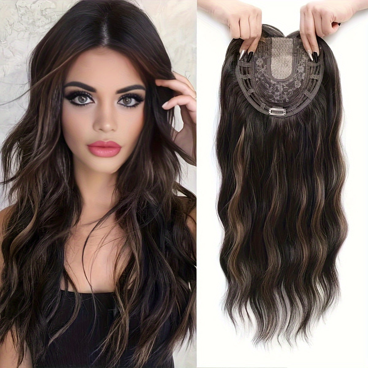 Gradient Blonde Synthetic Wig-5
