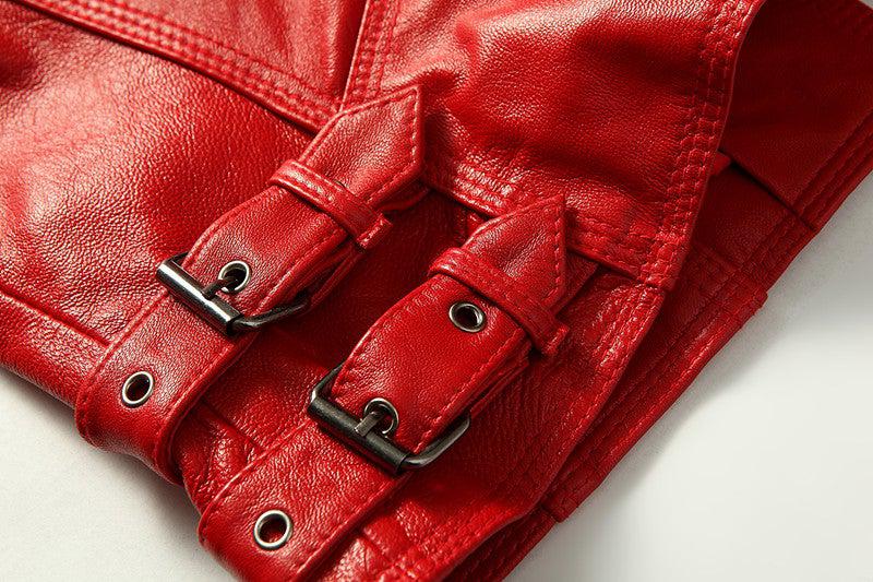 Grandeur 100% Real Sheepskin Coat Female Genuine Leather Jacket-4