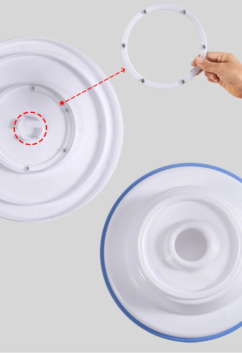 28cm Anti-skid Plastic Cake Turntable Rotating Cake Decorating Tools Pastry Bags Nozzles Set Spatula Kitchen Gadget Sets cozinha