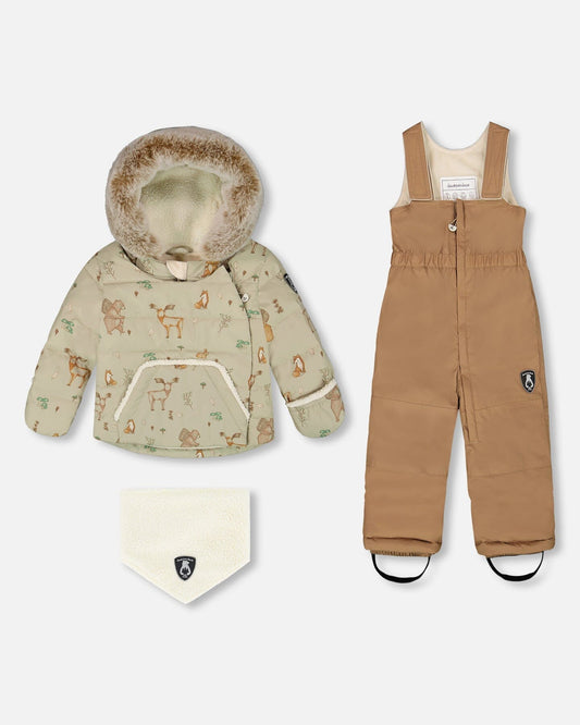 Two-Piece Baby Snug Snowsuit Chanterelle-0