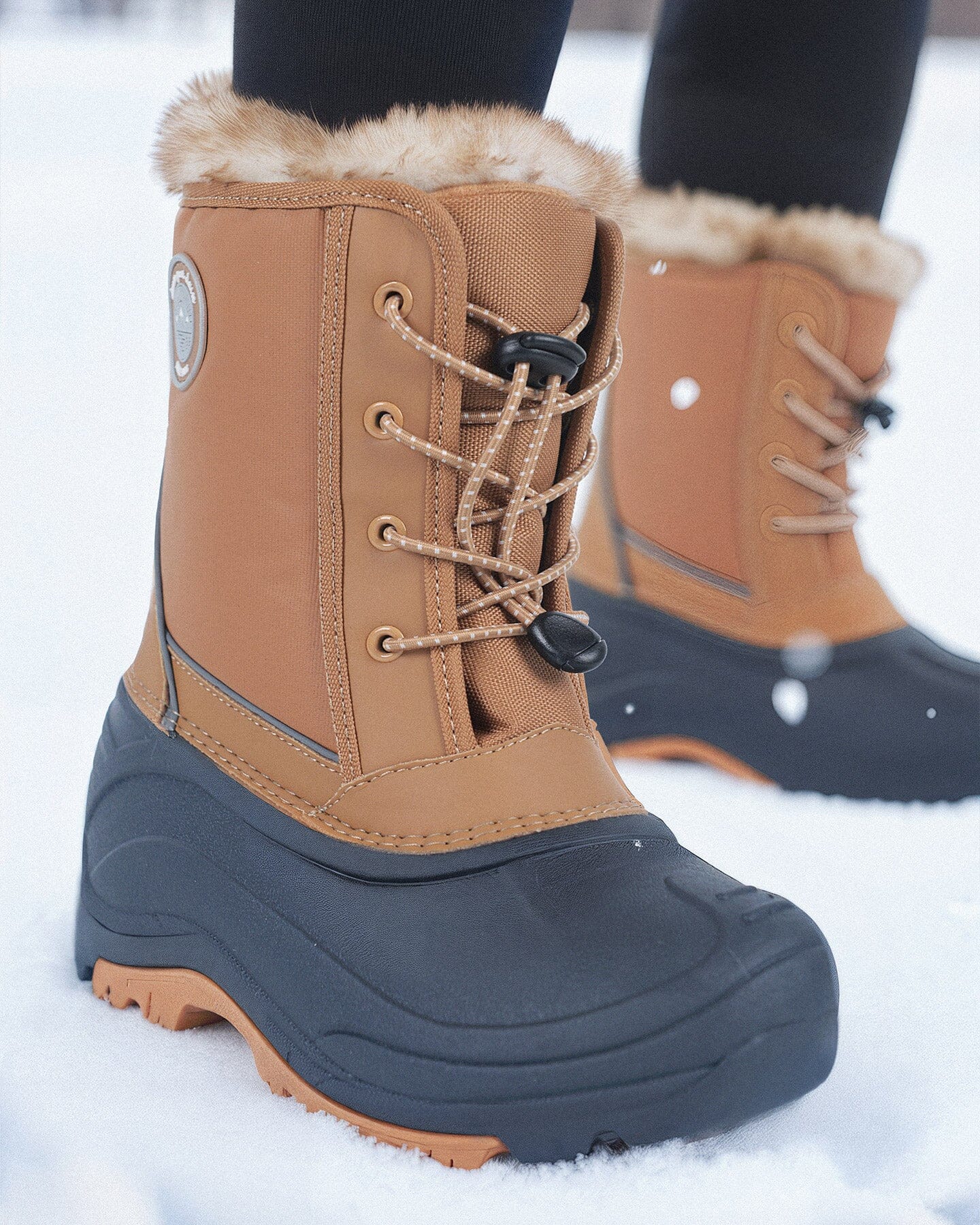 Winter Boots Brown Sugar With Removable Liner-1
