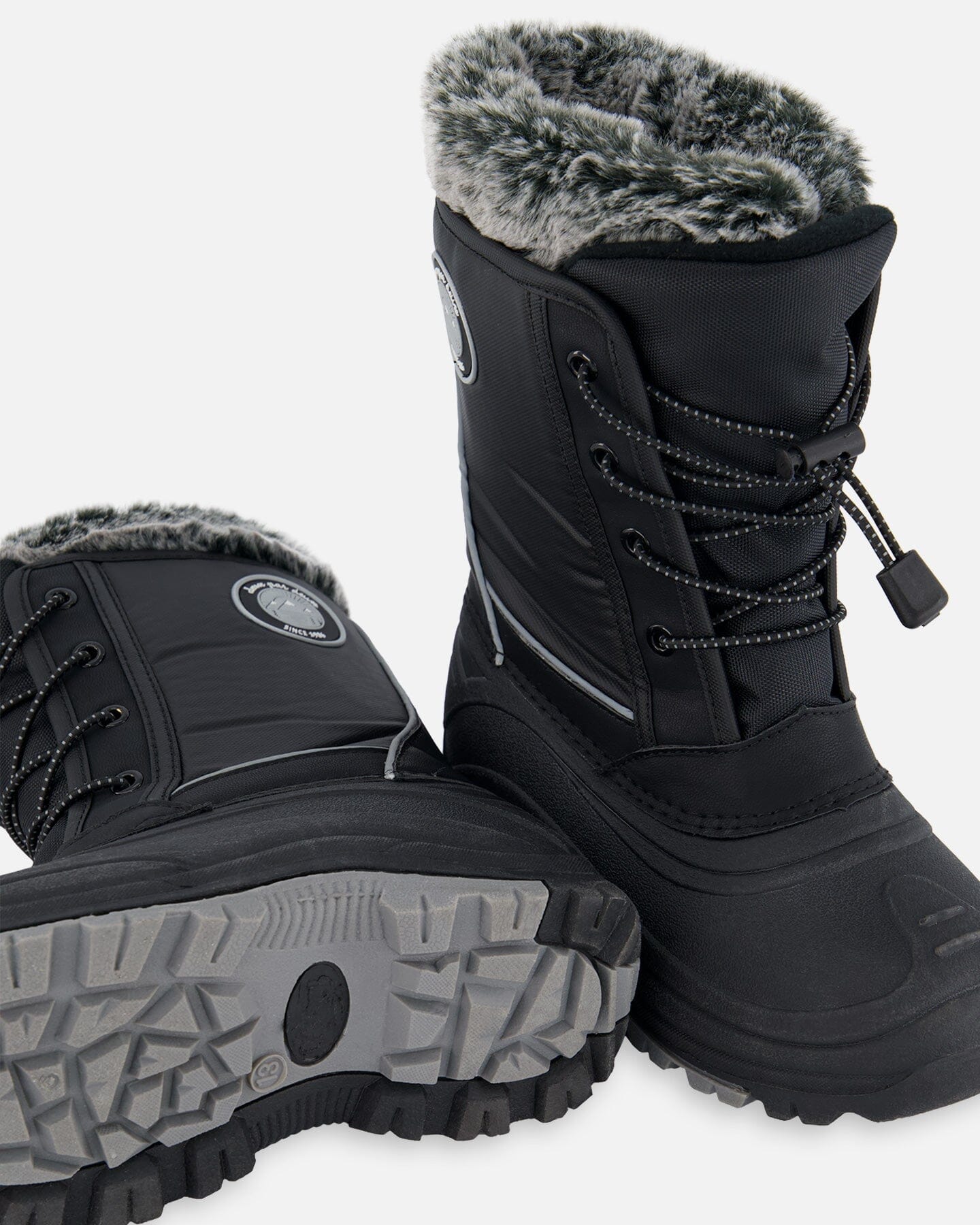 Winter Boots Black With Removable Liner-4