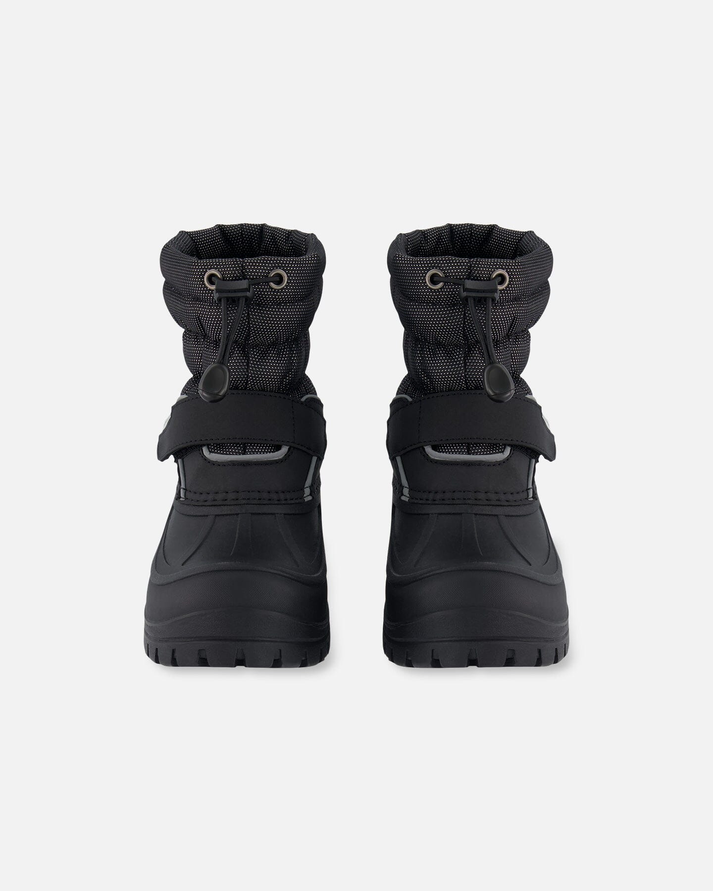 Winter Boots Solid Black-2