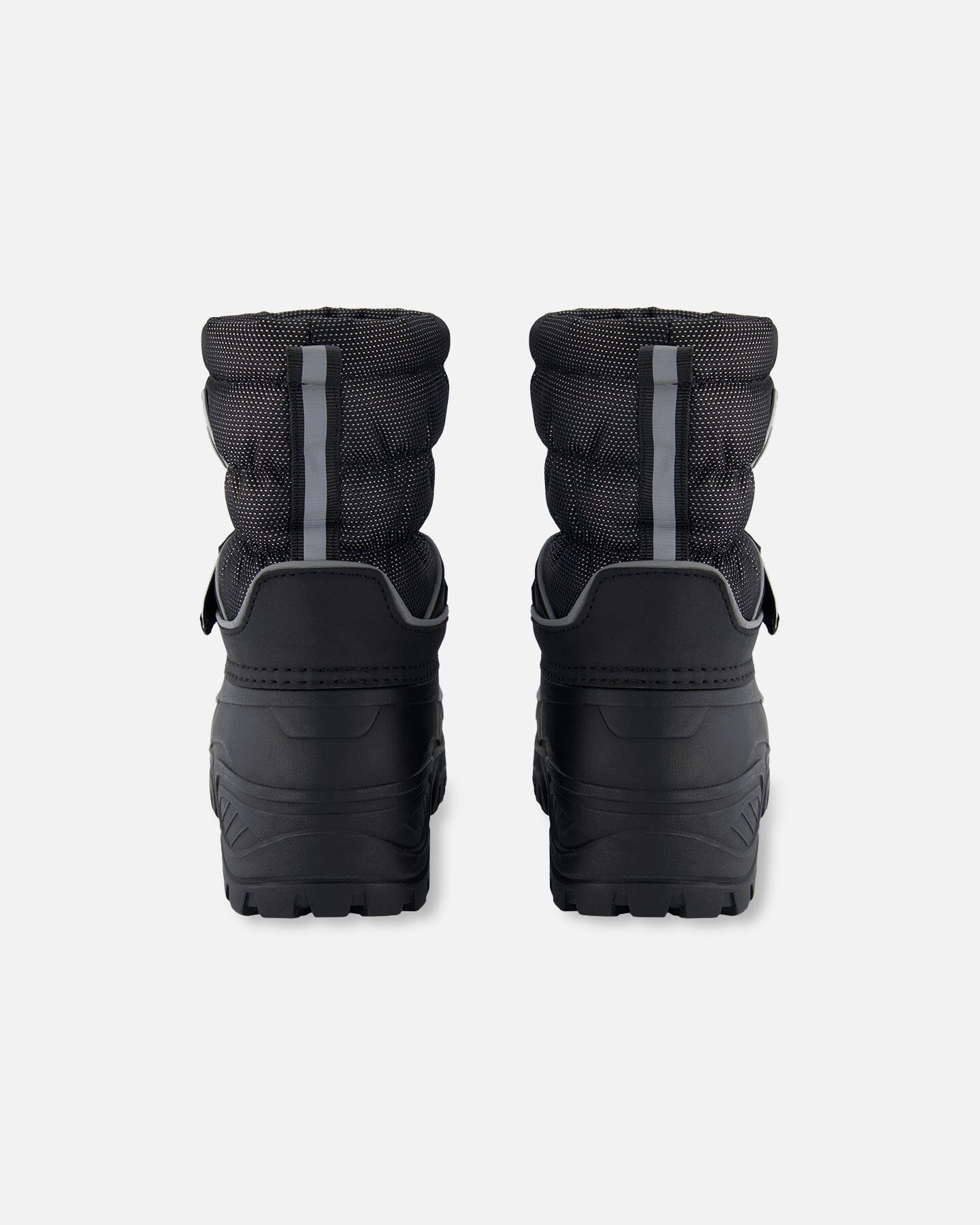 Winter Boots Solid Black-3
