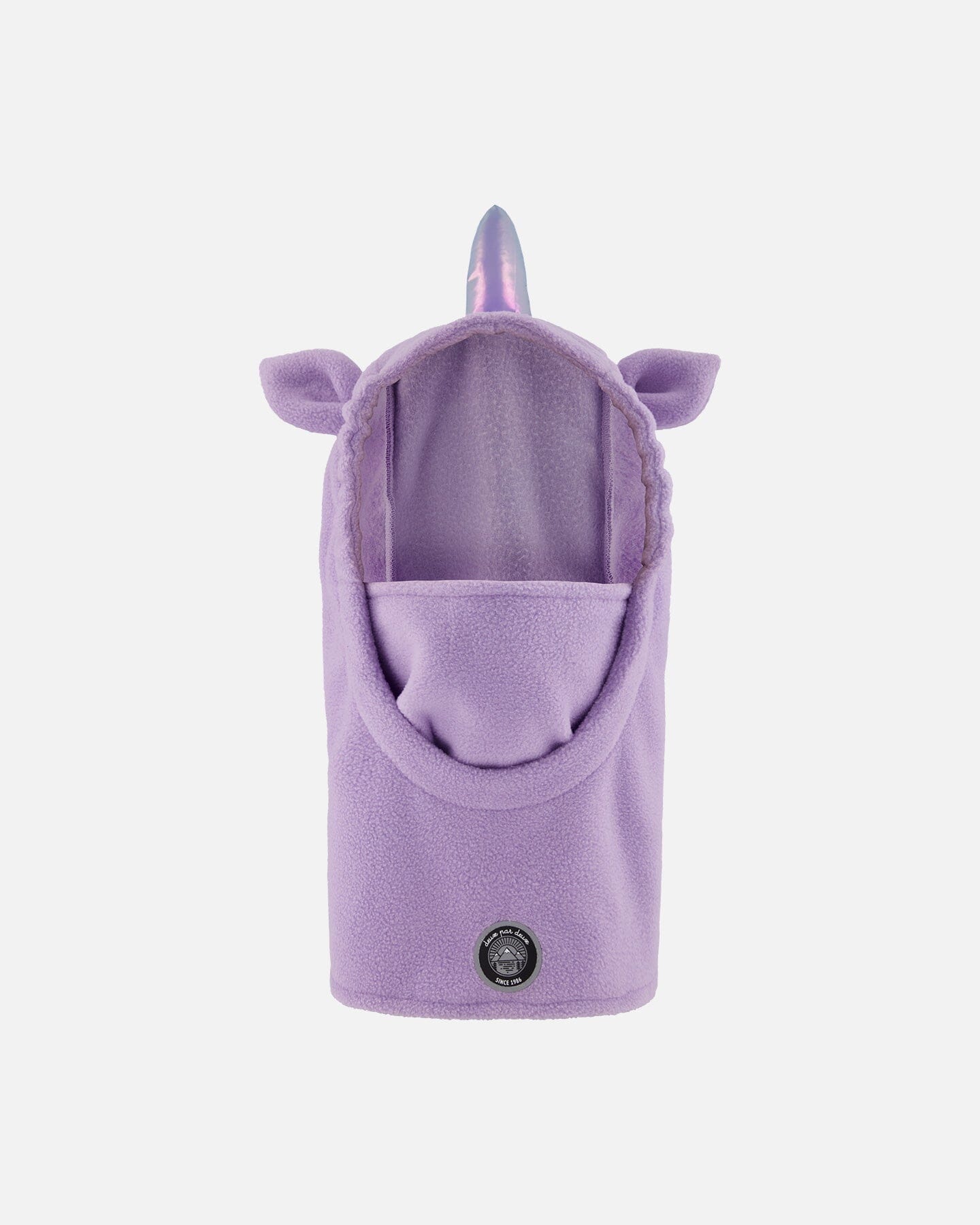 Polar Fleece Balaclava For Ski Helmet Purple Unicorn-0