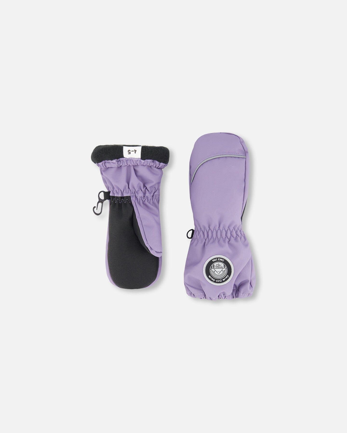 Winter Mittens Play Purple Gray-0