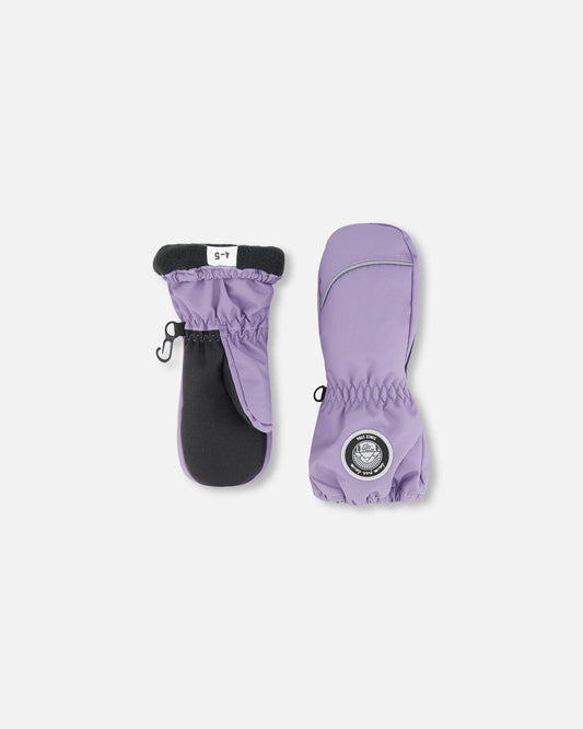 Winter Mittens Play Purple Gray-0