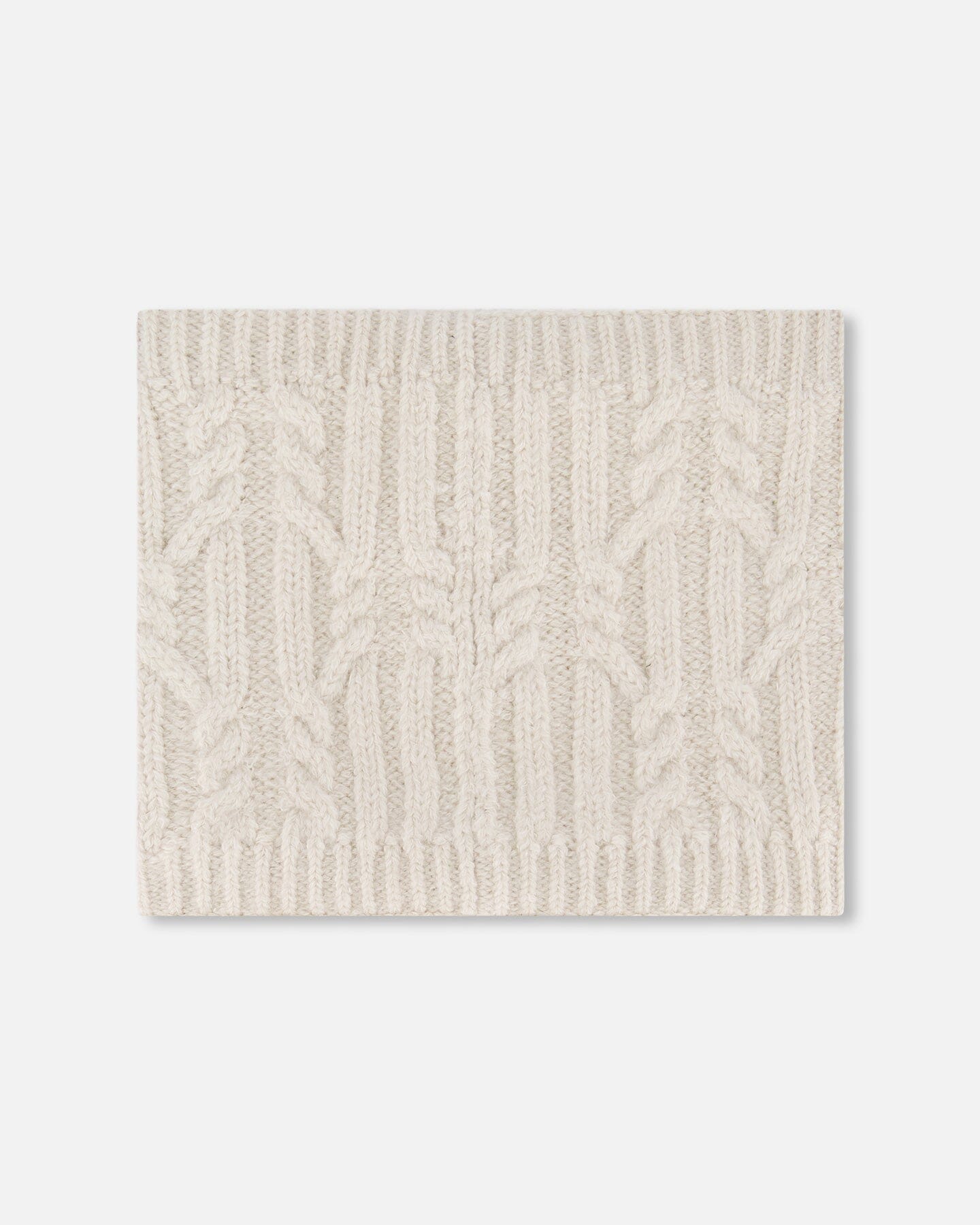 Lined Winter Neckwarmer Off-White-1