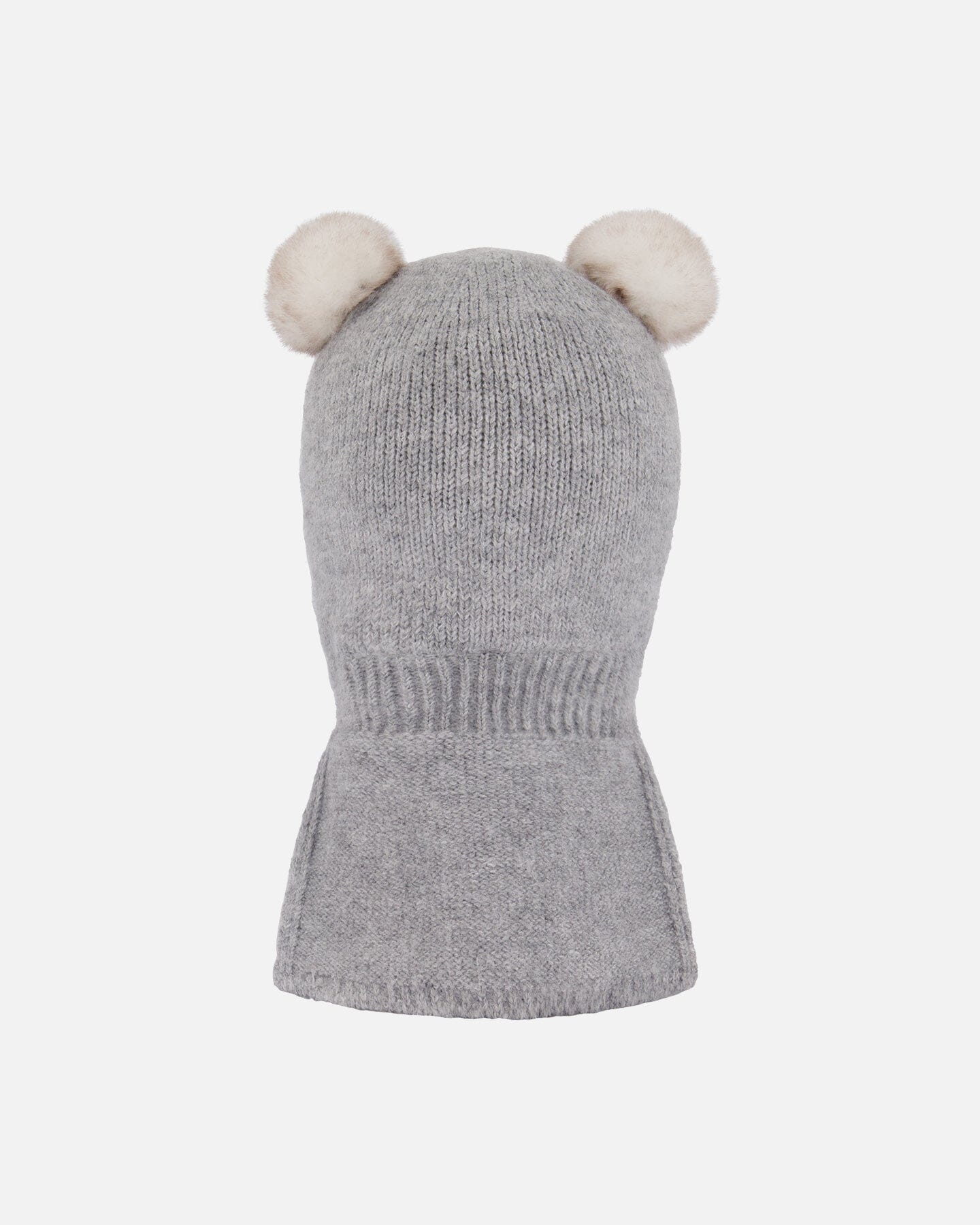 Knit Balaclava Heather Gray-2