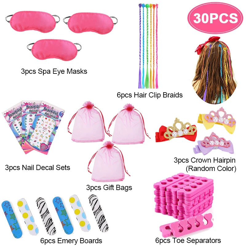 Spa Wedding Party Supplies Girls Birthday Party Gifts Guests Bachelor Spa Favors Stickers Christmas Pinata Filler