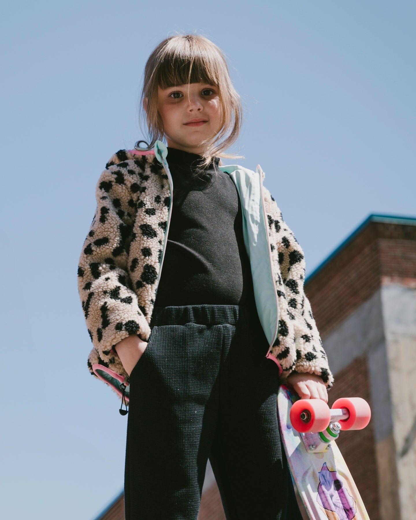 Reversible Mid-Season Sherpa Jacket Leopard-1