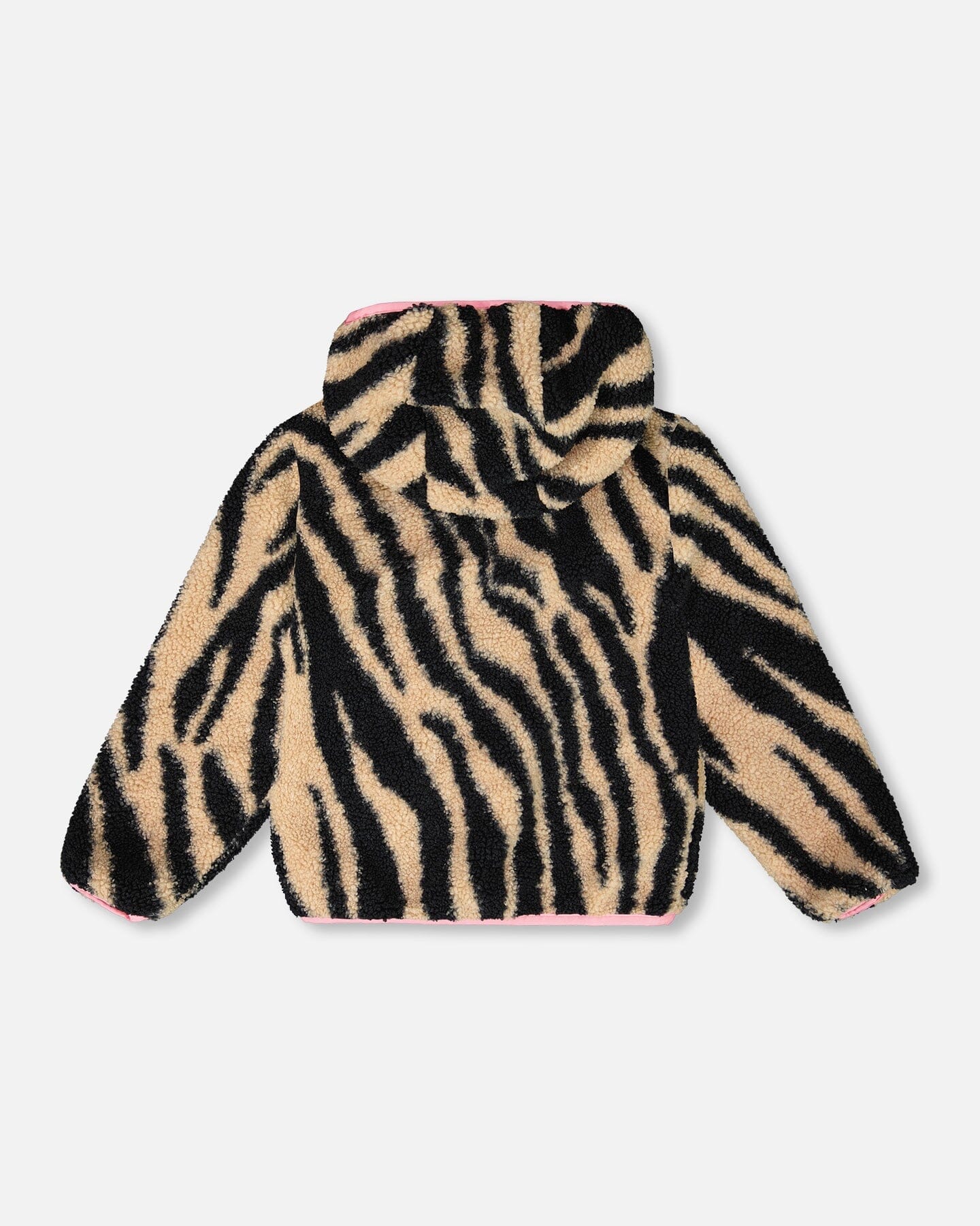 Reversible Mid-Season Sherpa Jacket Zebra-3
