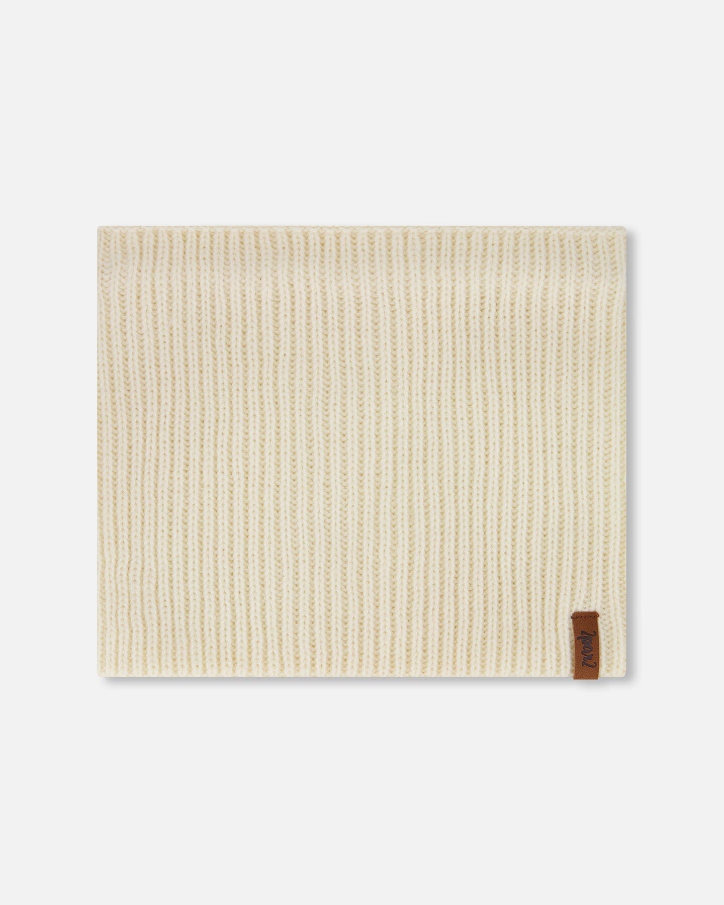 Mid-Season Knit Neck Warmer Light Beige-0