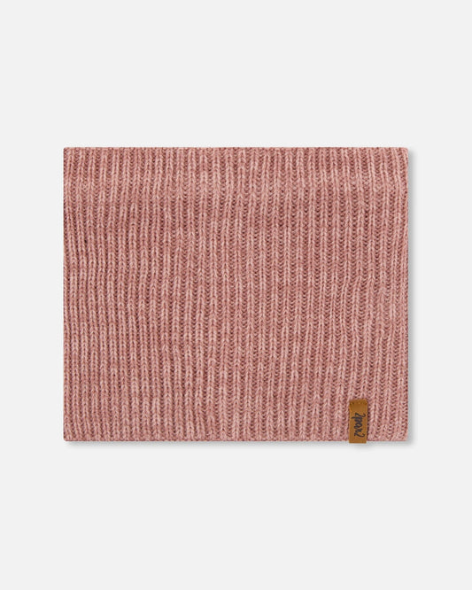 Mid-Season Knit Neck Warmer Dusty Pink-0
