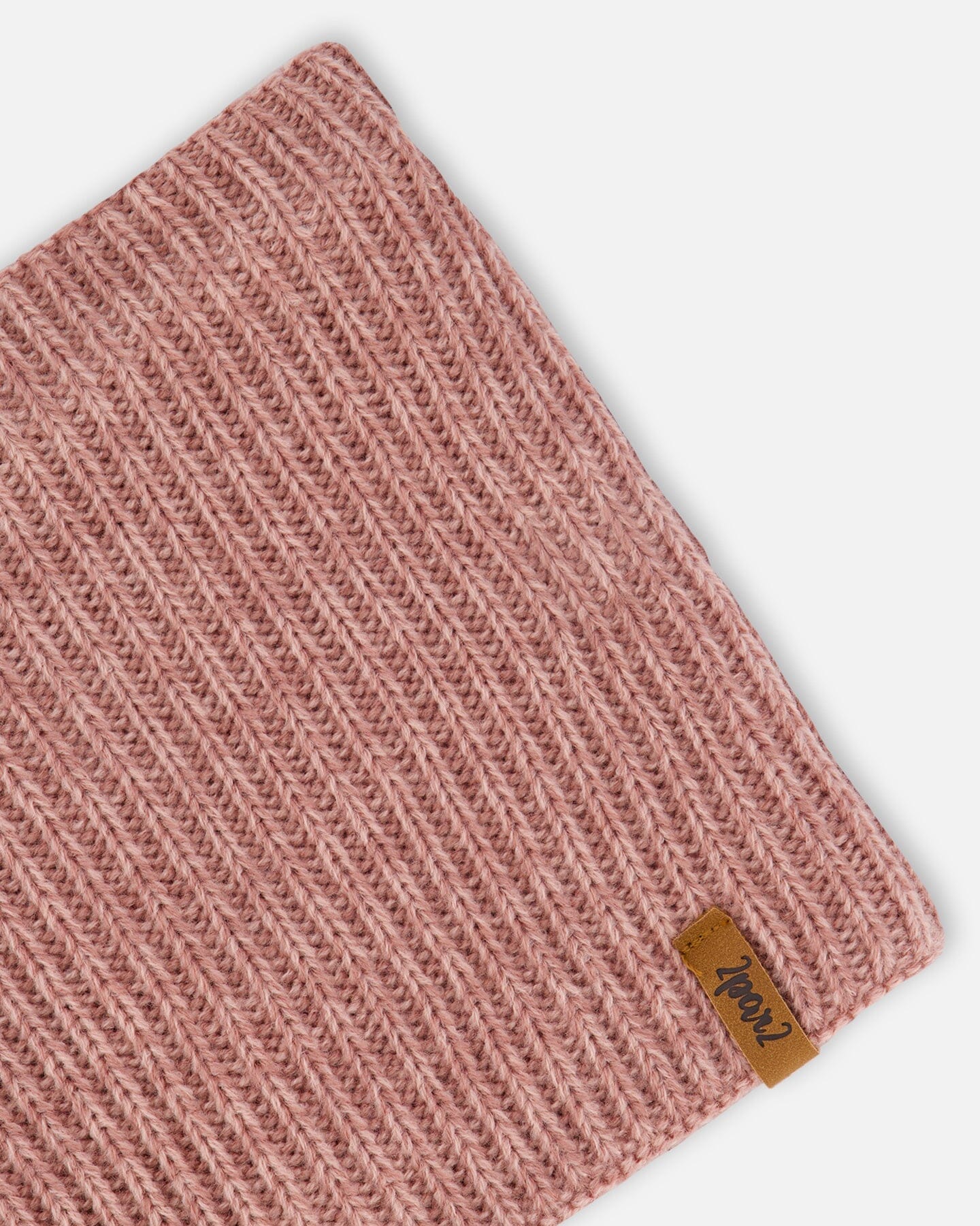 Mid-Season Knit Neck Warmer Dusty Pink-2