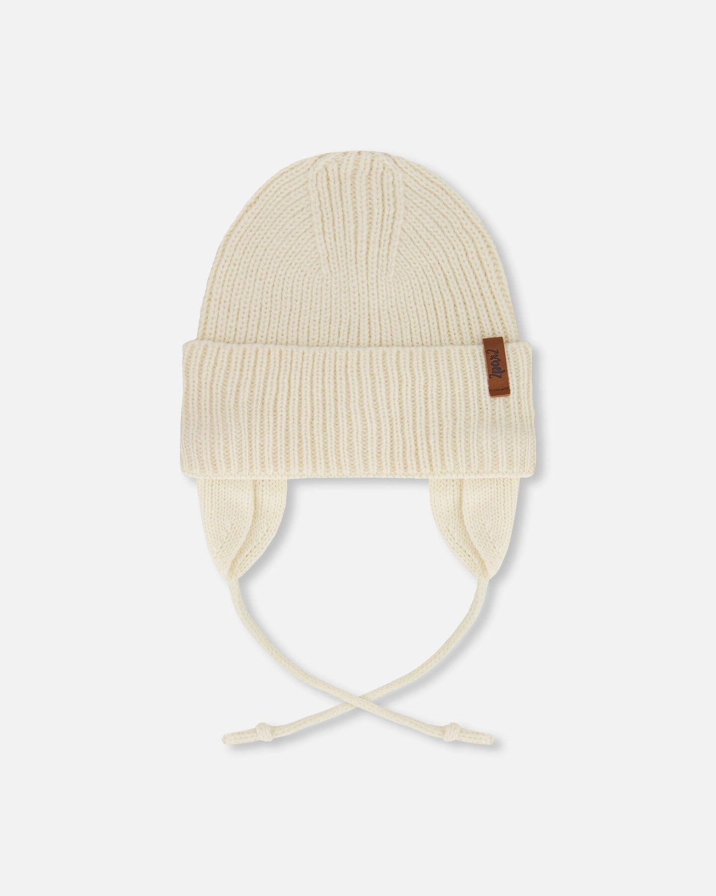 Baby Mid-Season Knit Hat Light Beige-0