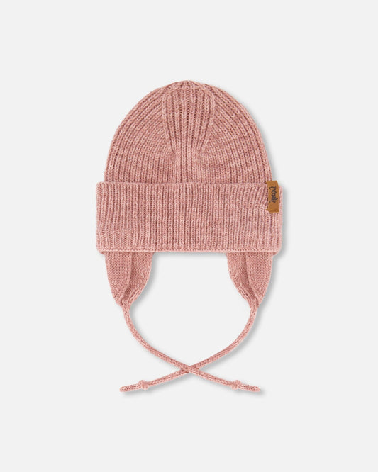Baby Mid-Season Knit Hat Dusty Pink-0