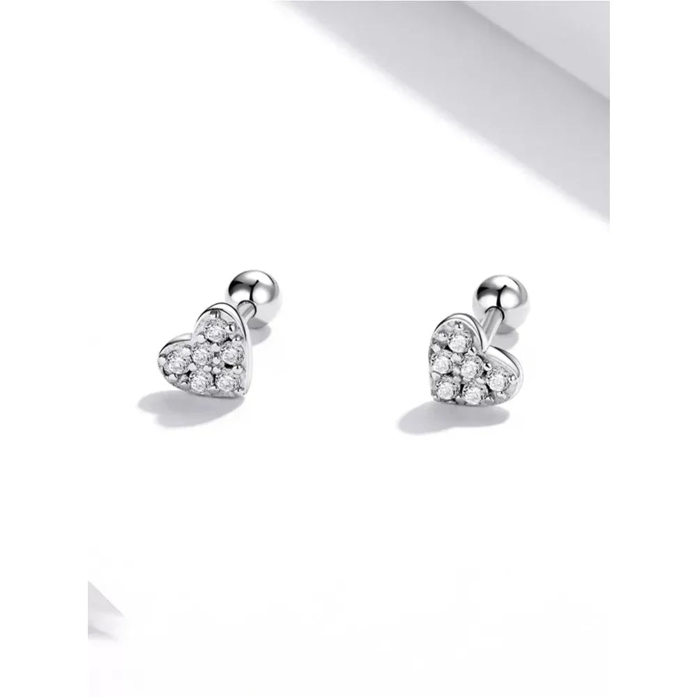 925 Sterling Silver Star And Butterfly Stud Earrings - Delicate And Fine Jewelry
