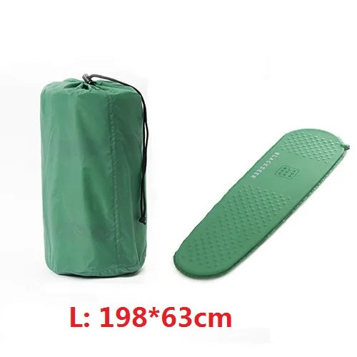 Ultralight Self-Inflating Sleeping Pad R-Value 3.2 Foam Mattress Army Green-4