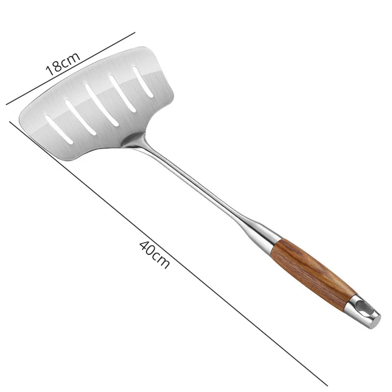 Kitchen Cooking Utensils, Turner/ Soup Ladle/ Slotted Turner/ Slotted Spoon/ Pasta Server, 304 Staniless Steel