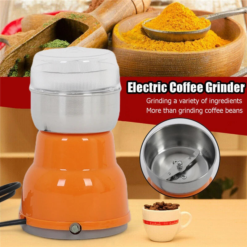 EU Plug Multifunctional Home Electric Coffee Grinder Electric Kitchen Cereals Nuts Beans Spices Grains coffee Machine