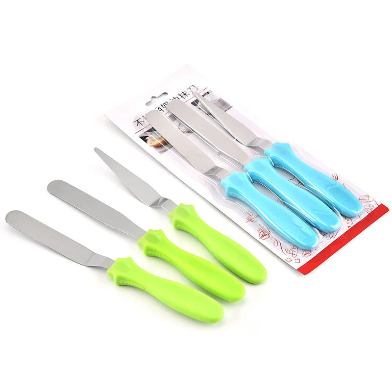 28cm Anti-skid Plastic Cake Turntable Rotating Cake Decorating Tools Pastry Bags Nozzles Set Spatula Kitchen Gadget Sets cozinha