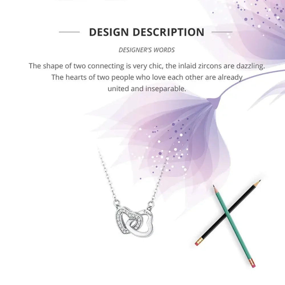 925 Sterling Silver Heart Pendant Necklace - Perfect Valentine'S Day Gift