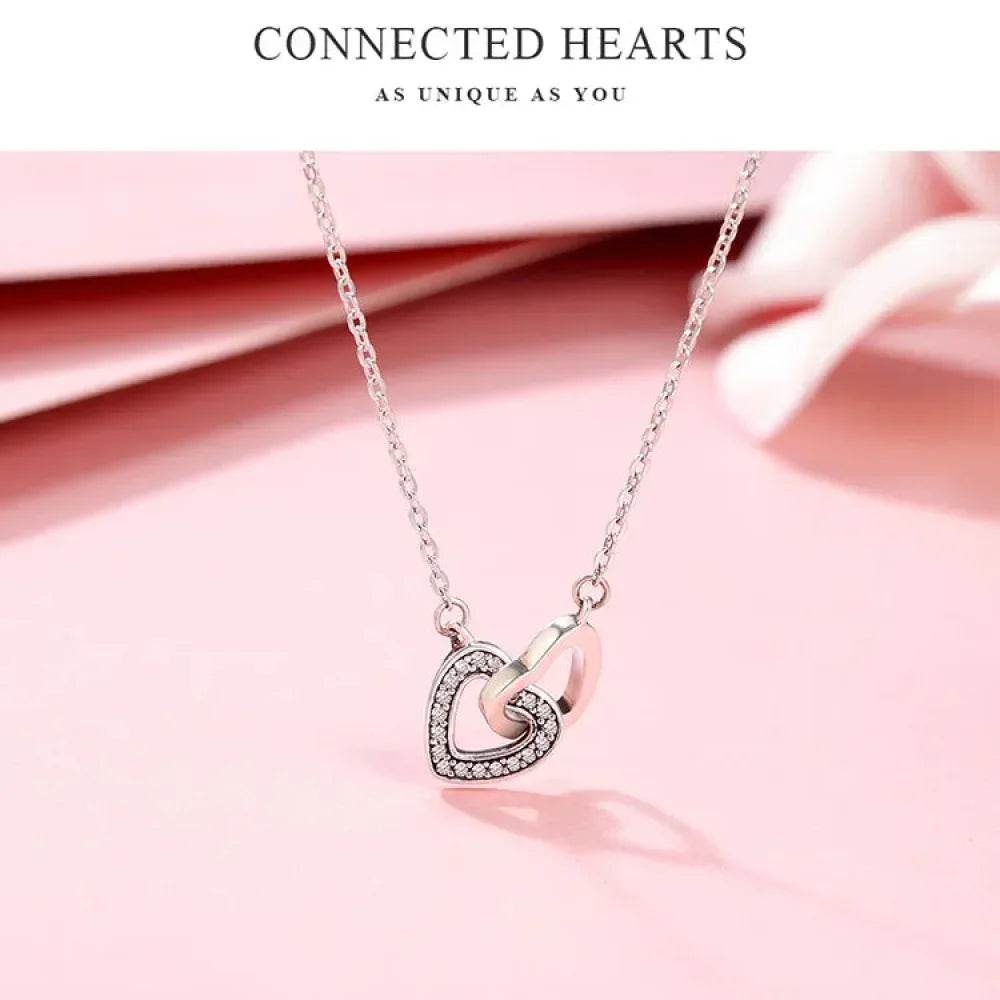 925 Sterling Silver Heart Pendant Necklace - Perfect Valentine'S Day Gift